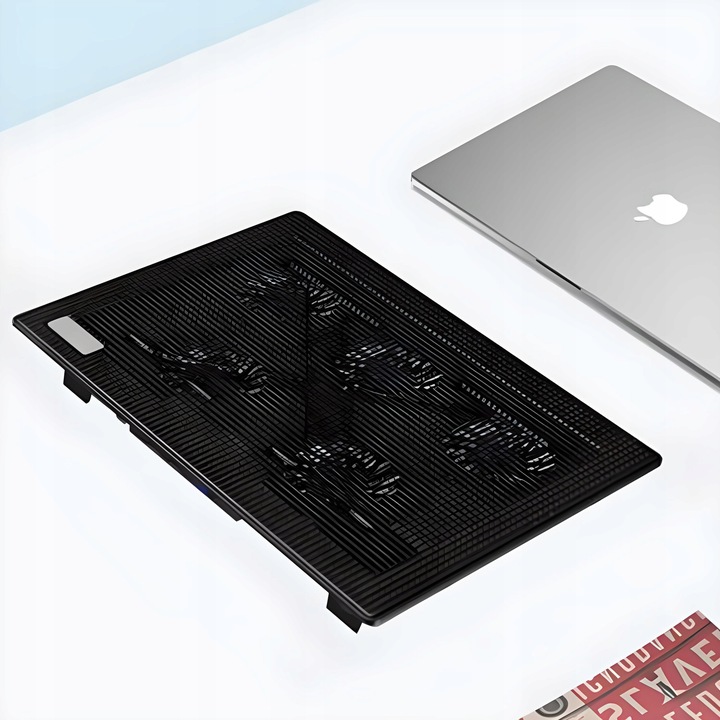 PODSTAWKA PODKŁADKA CHŁODZĄCA POD LAPTOPA NOTEBOOKA PODŚWIETLENIE 12-17''