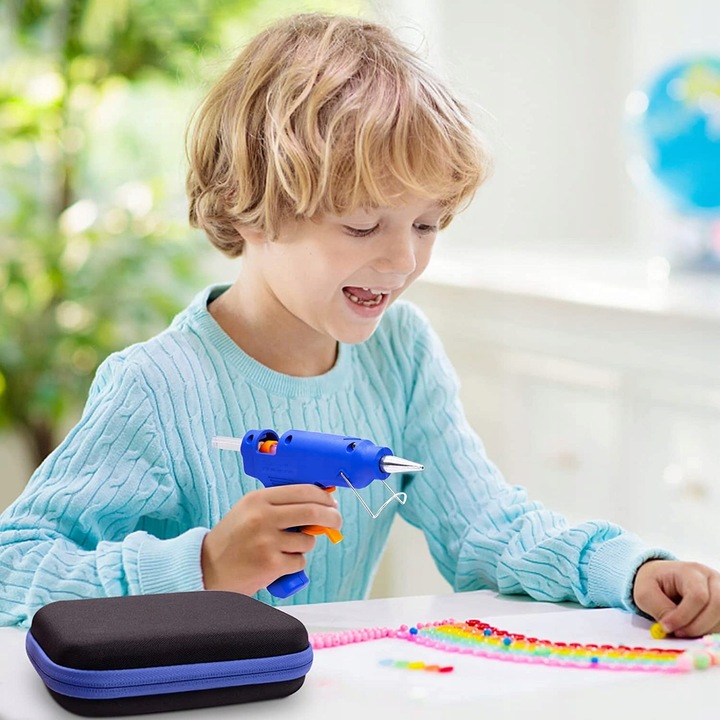 MOCNY PISTOLET DO KLEJU KLEJENIA NA GORĄCO KLEJARKA + DUŻO KLEJU