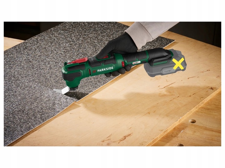 Narzędzie wielofunkcyjne akumulatorowe PARKSIDE PAMFW 20-Li 20V