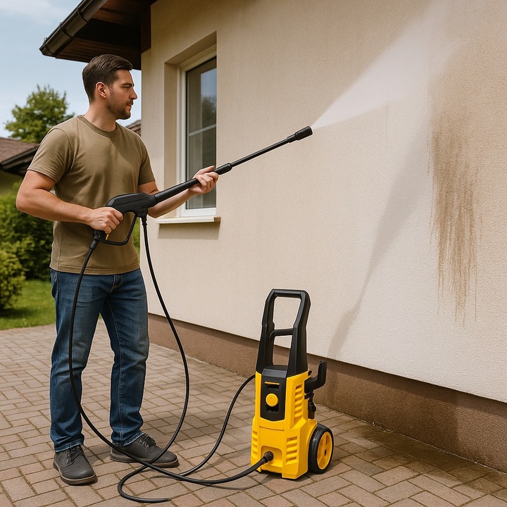 Samossąca myjka ciśnieniowa Riwall REPW 130M 230 barEW aluminiowa