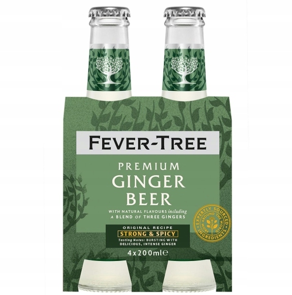Napój piwo imbirowe Ginger Beer 4x200ml - Fever Tree