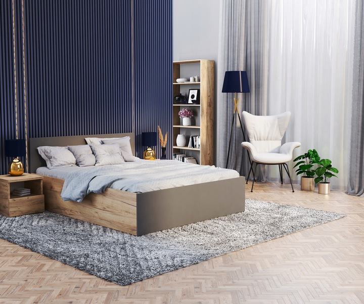 Łóżko 120x200 + materac podnoszone PANAMA PM