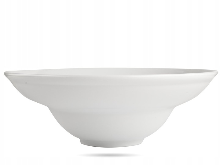 LUBIANA KASZUB/HEL Talerz Obiadowy Głęboki Do Makaronu Pasty 26 cm Biały