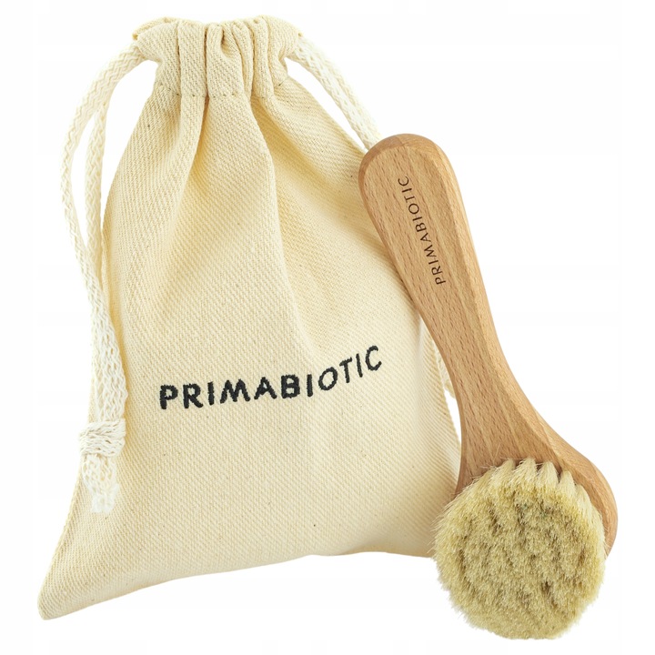 SZCZOTKA DO MASAŻU TWARZY PRIMABIOTIC + WORECZEK Idealna Do