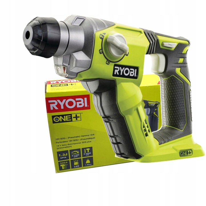 RYOBI AKUMULATOROWA MŁOTOWIERTARKA UDAROWA 18V SDS+ MŁOT R18SDS-0 SOLO