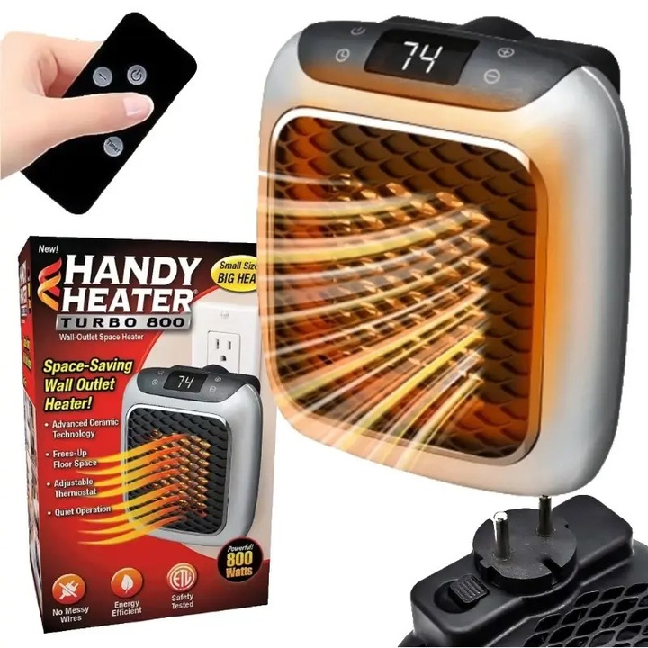 MINI GRZEJNIK ELEKTRYCZNY DO KONTAKTU MOCNY HANDY HEATER OGRZEWACZ