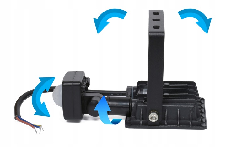 HALOGEN LED 10W LAMPA Z CZUJNIK RUCHU ZMIERZCHU NAŚWIETLACZ ZEWNĘTRZNY