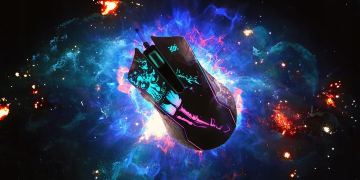 MYSZ MYSZKA GAMINGOWA KOMPUTEROWA DLA GRACZY RGB LED 3200 DPI DO PC LAPTOP