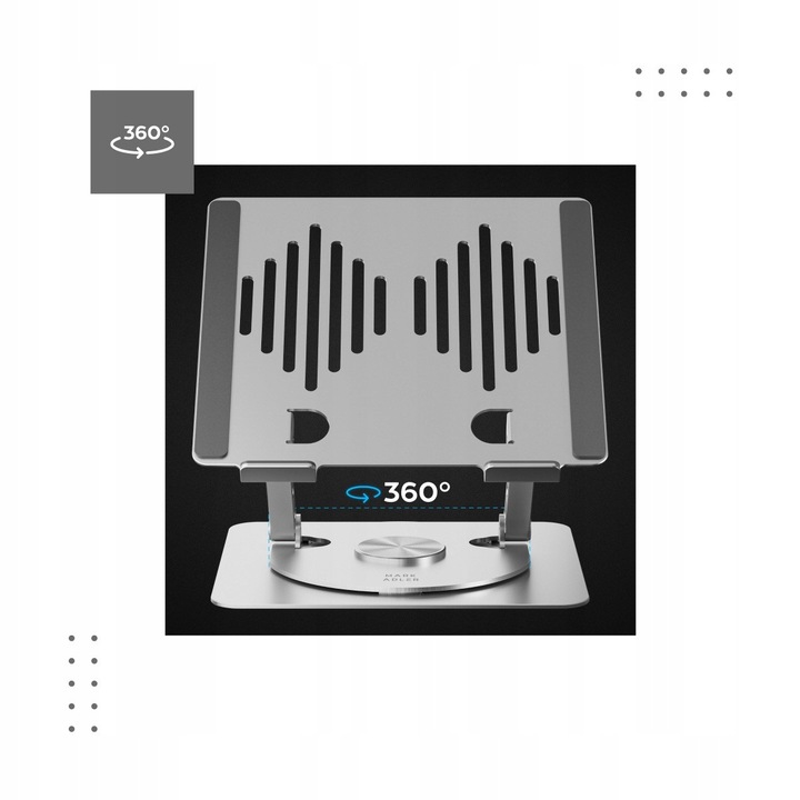 Podstawka Obrotowa Mark Adler STOLIK pod laptopa Stand 3.2 360 stopni