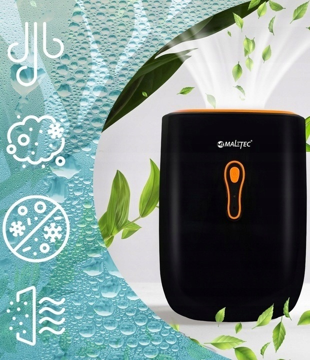 OSUSZACZ POWIETRZA POCHŁANIACZ WILGOCI CICHY WYDAJNY MALTEC 0,8L