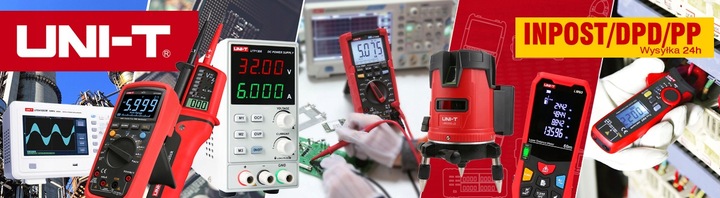Próbnik Tester Miernik napięcia i faz UT18C RCD T+