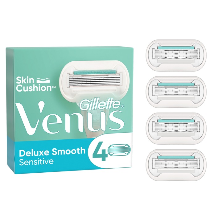 Venus Deluxe Smooth Sensitive, 4 wkłady do maszynki