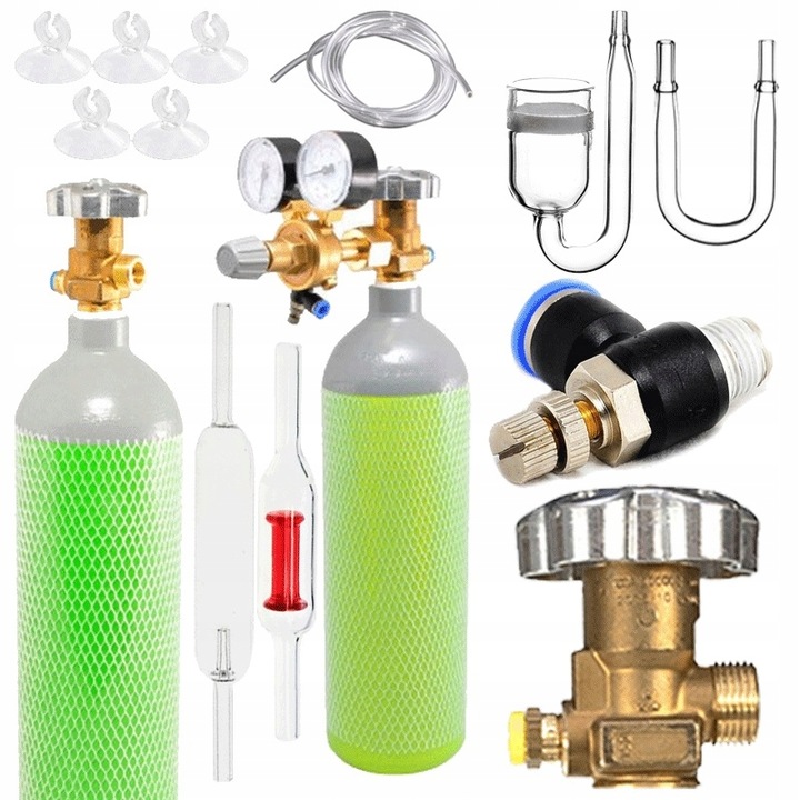 AQUA-PLANTER MINI zestaw CO2 z butlą 1,5kg/2,1l