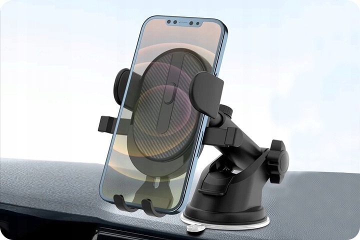 UNIWERSLANY UCHWYT SZYBA DESKA KRATKA MOCNA ŁADOWARKA 4xUSB 40W 2XPD 2XQC