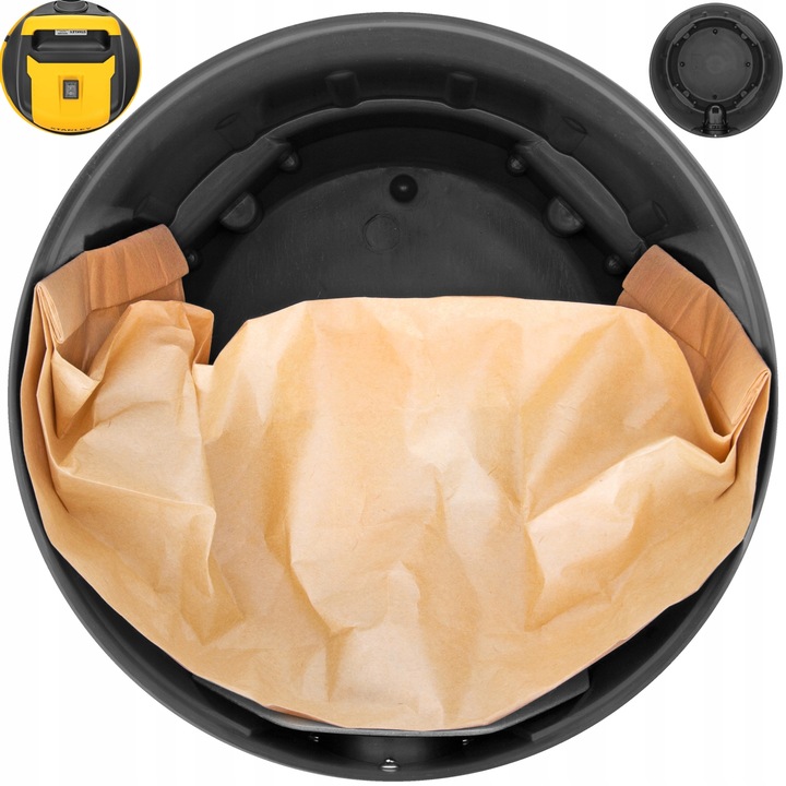 BEZWORKOWY ODKURZACZ PRZEMYSŁOWY MOCNY SUCHO MOKRO GIPSU PYŁU STANLEY