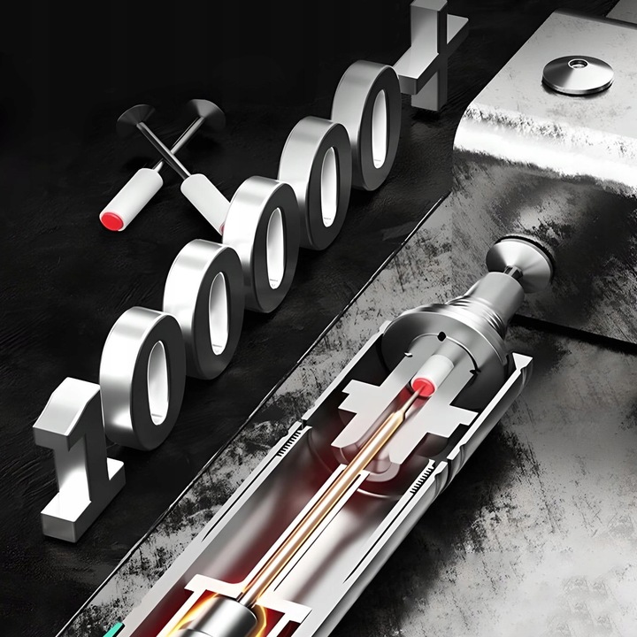 HDeye Pneumatyczny pistolet do gwoździ Łatwe usuwanie żużla,