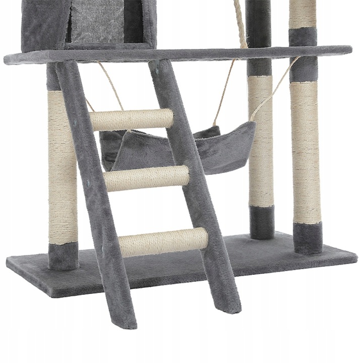 DRAPAK DLA KOTA Z HAMAKIEM LEGOWISKO DUŻY DRAPAK Z DOMKIEM 6 POZIOMÓW XXL