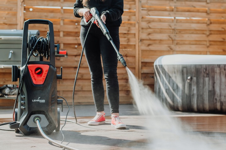 MYJKA CIŚNIENIOWA 290 BAR POMPA SAMOSSĄCA TURBO ZESTAW MOCNA MOC 2200W