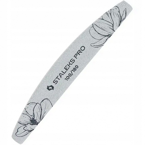 Pilnik do paznokci STALEKS mineralny PÓŁKSIĘŻYC łódka 100/180 100