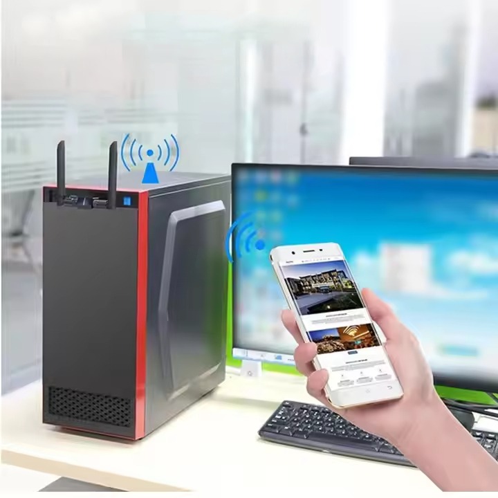 Adapter WiFi USB 3.0 Karta Sieciowa 1300MBps 5Ghz do Komputera Antena Wi-Fi