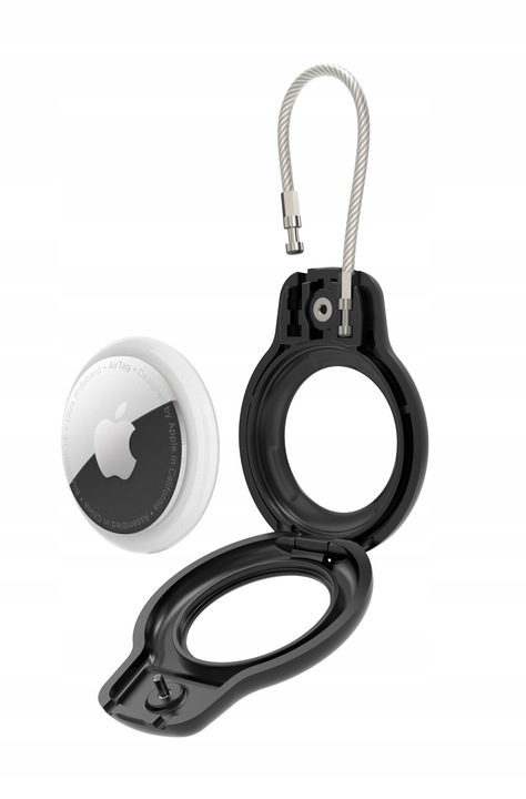ETUI ZE STALOWĄ LINKĄ DO APPLE AIRTAG BRELOK CASE NA LOKALIZATOR -