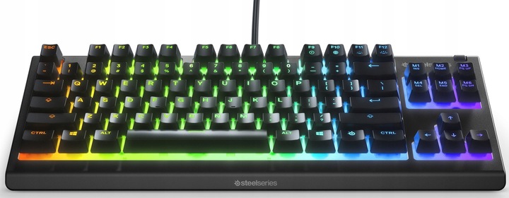 KLAWIATURA PRZEWODOWA MEMBRANOWA STEELSERIES APEX 3 TKL US GAMINGOWA RGB