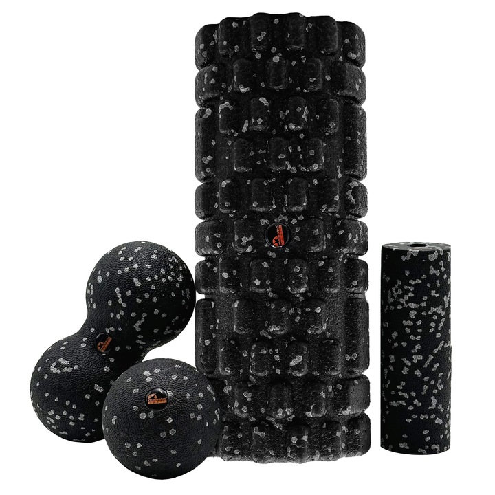 Zestaw EPP do masażu 4w1 Roller + Wałek + Piłka + Duoball Majestic