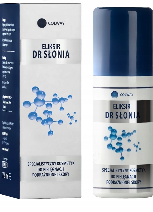 2x Eliksir Dr Słonia COLWAY 75 ml Nanosrebro