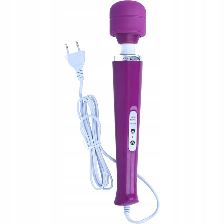 Masażer Łechtaczki Wand 10 Trybów Zasilany Z Gniazdka Silikonowy 32 Cm Dł