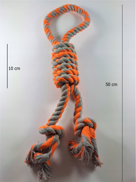 Masywny Duży zestaw zabawek dla psa szarpak, piłka
