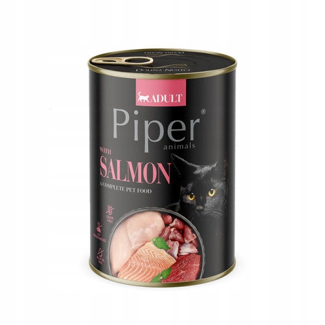 PIPER MOKRA KARMA PUSZKA DLA KOTA MIX SMAKÓW 12x400G 4 SMAKI