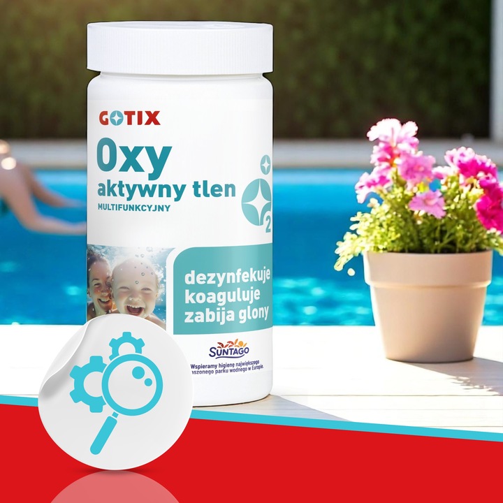 Aktywny Tlen do Basenu Jacuzzi Tabletki Chemia Basenowa Zamiast Chloru