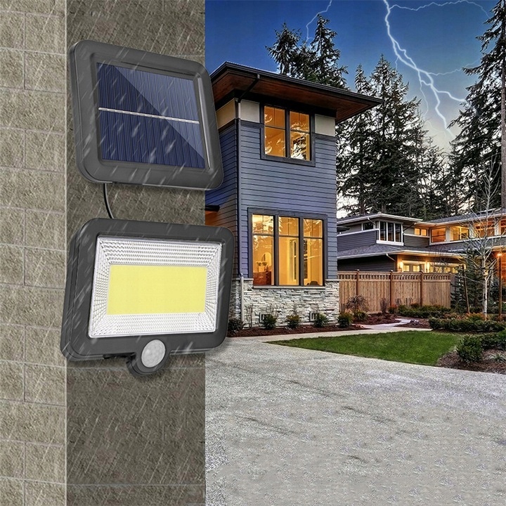 Halogen Lampa solarna 100Led czujka ruchu zmierzch