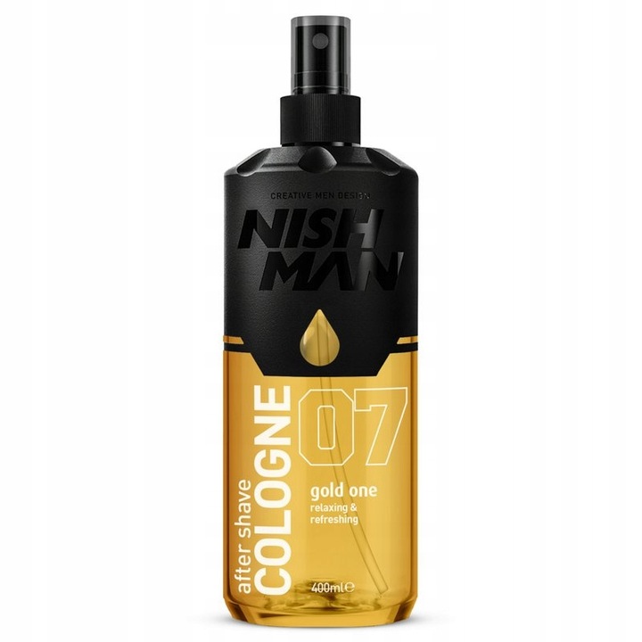 NISHMAN Woda po goleniu 07 Gold One 400ml