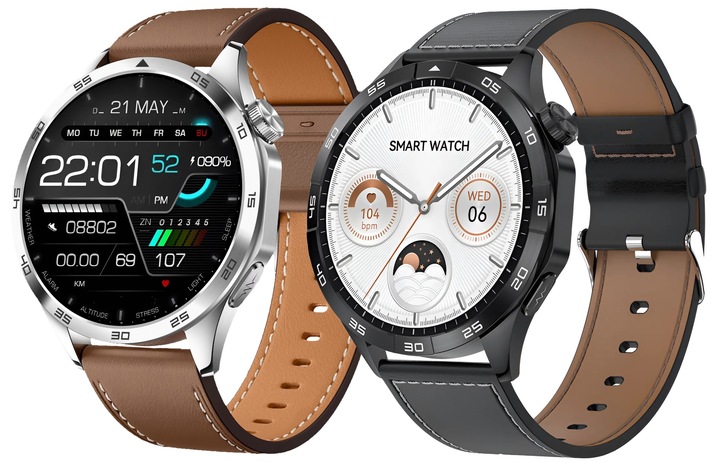 ZEGAREK MĘSKI SMARTWATCH AMOLED 440 EKG POMIAR CUKRU CIŚNIENIE TEMPERATURA