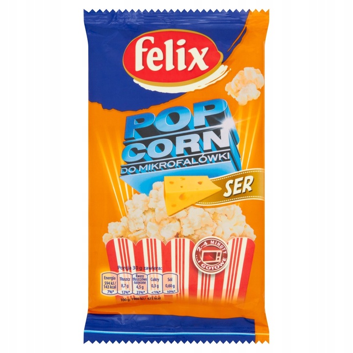 Popcorn do mikrofalówki Felix 90 g SEROWY