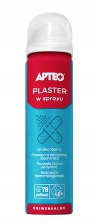 APTEO, wodoodporny plaster w sprayu, 60 ml