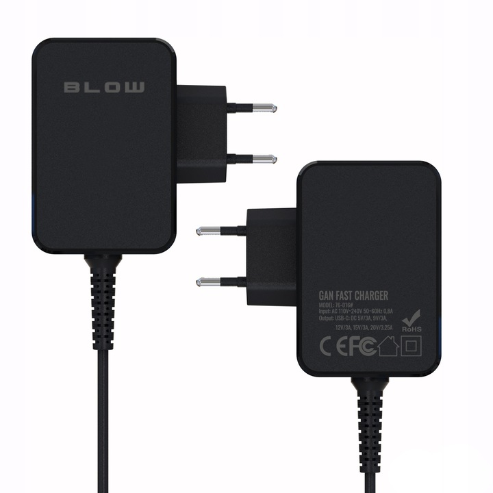 ZASILACZ ŁADOWARKA SIECIOWA DO LAPTOPA USB-C 3,25A 65W POWER DELIVERY 5-20V