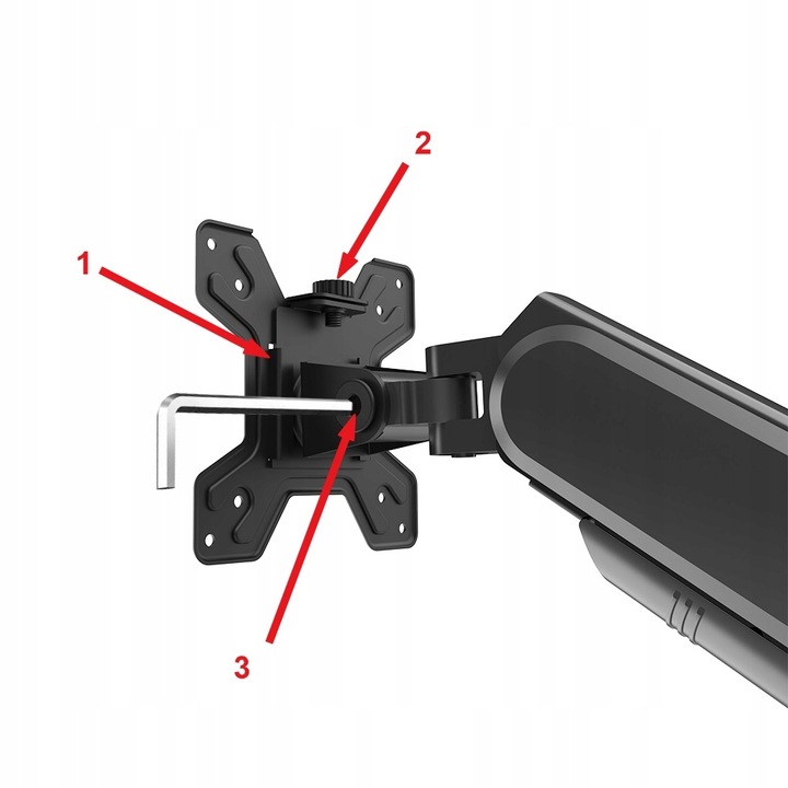 Gazowy Uchwyt do Monitora TV Telewizora ścienny 13-32 cale Uniwersalny
