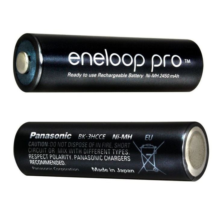 4x PANASONIC ENELOOP PRO 2550 mAh R6 AA JAPAN