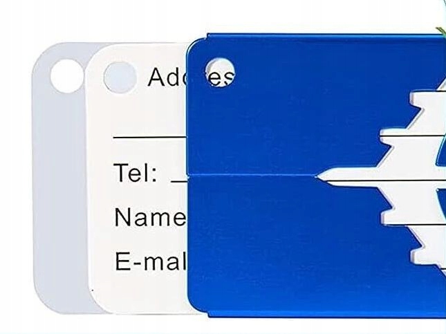 4 x PAS BAGAŻOWY SPINAJĄCY WALIZKĘ zabezpieczający +4 identyfikatory ZESTAW