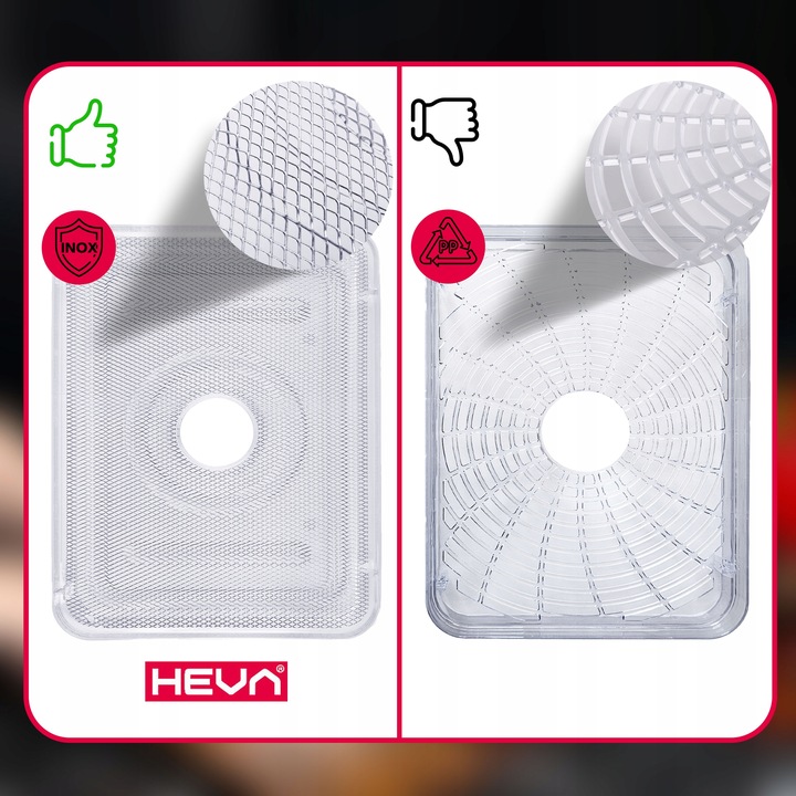 Suszarka do grzybów owoców 450W +TIMER REGULACJA +6 SIT ZE STALI