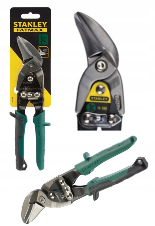 STANLEY FATMAX NOŻYCE DO BLACHY PRAWE 2-14-568