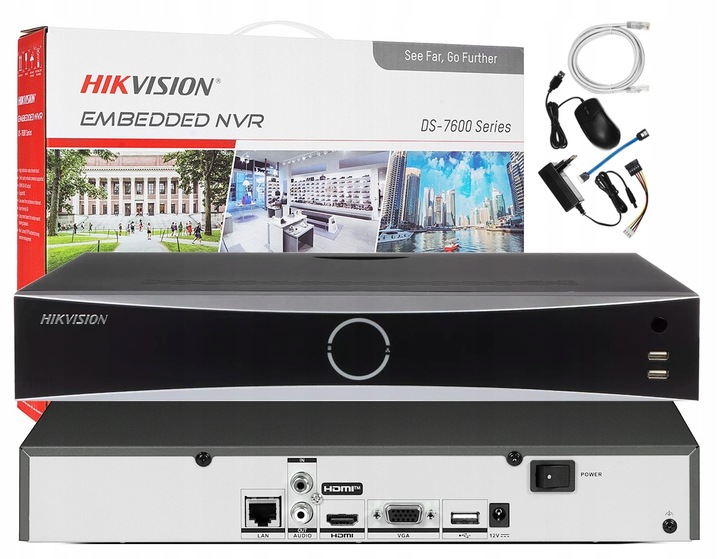 Rejestrator Hikvision 8 kanałów DS-7608NXI-K1 ACUSENSE Aplikacja
