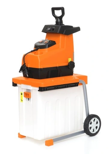 Rozdrabniacz do gałęzi, Rębak frezowy 2800W + Pojemnik na zrębki