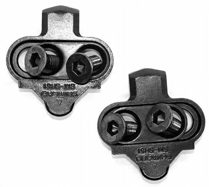 Shimano Bloki SM-SH51 MTB SPD do Pedałów BOX Oryginał