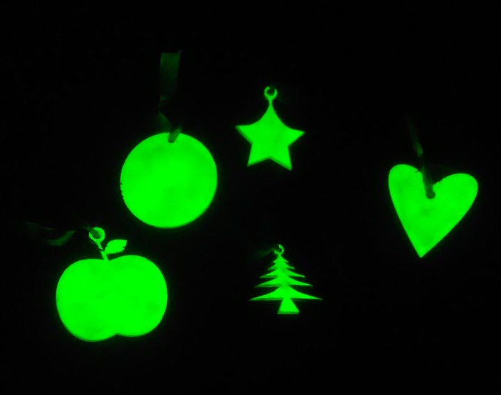 Farba świecąca w ciemności SUPERMOCNA 25ml 50g luminescencyjna zielona fluo