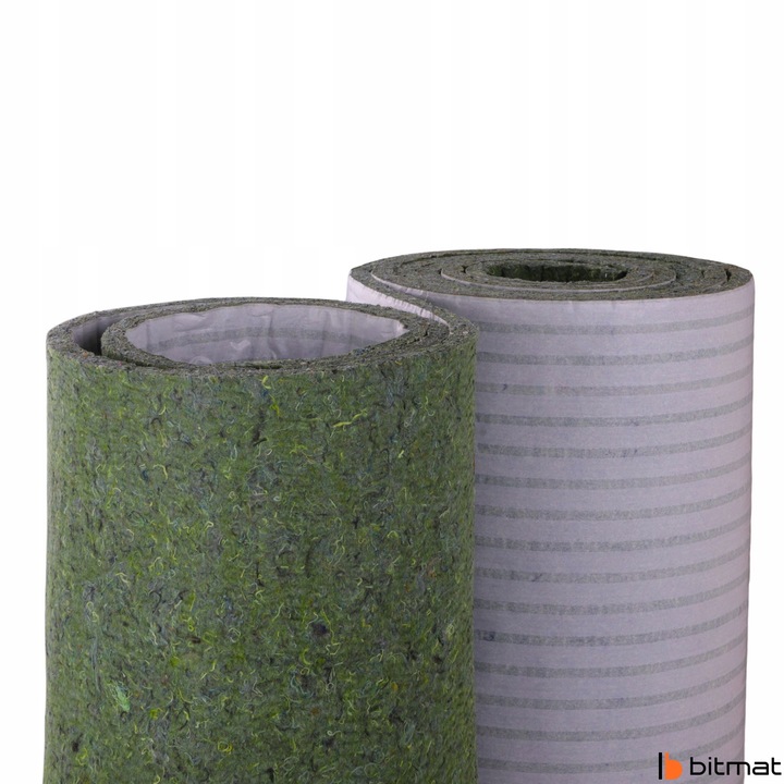 Filc samoprzylepny akustyczny na metry zielony gruby 20mm Poroso