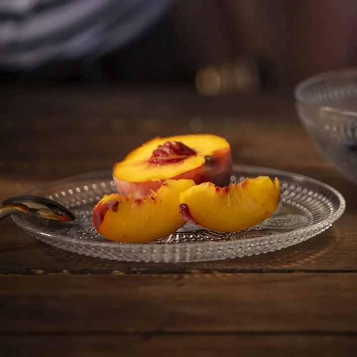 Talerzyki deserowe Talerze do ciasta Altom Design Daisy 17 cm Zestaw 6 szt