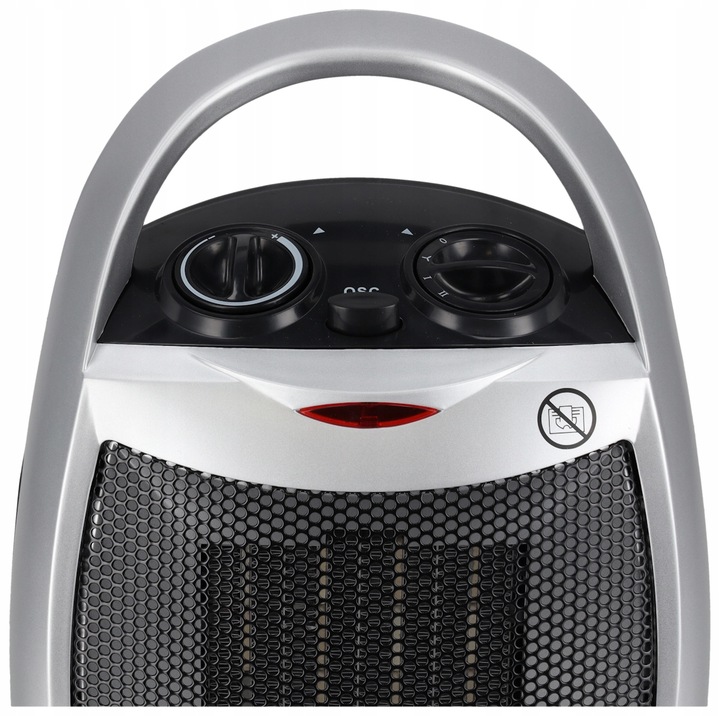 TERMOWENTYLATOR FARELKA GRZEJNIK ELEKTRYCZNY CERAMICZNY Z TERMOSTATEM